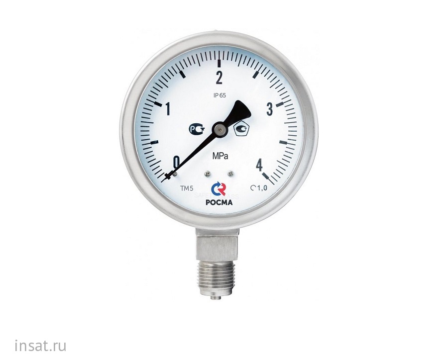Манометр ТМ5 (ТМ-521 Б) РОСМА - цена, описание, характеристики - ИнСАТ